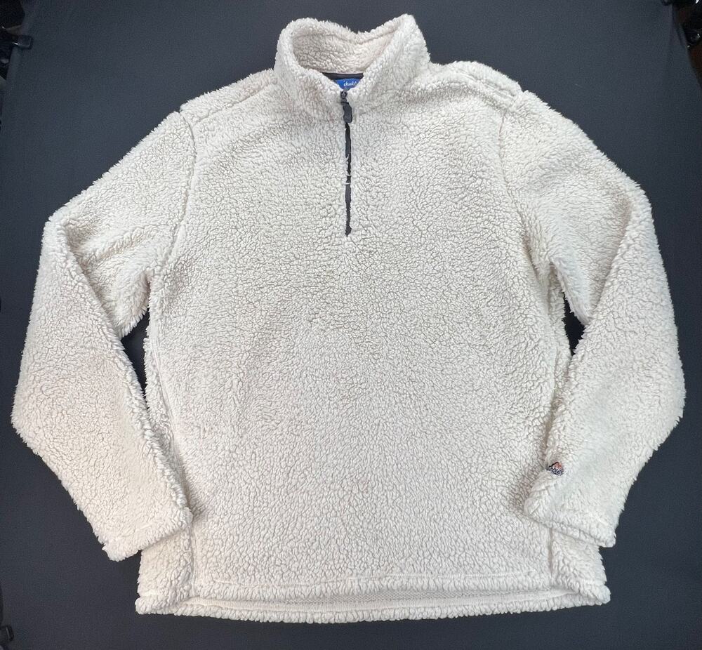 Vintage Chubbies Comfy 1/4 Zip Sherpa Pullover Sweatshirt (Size L)